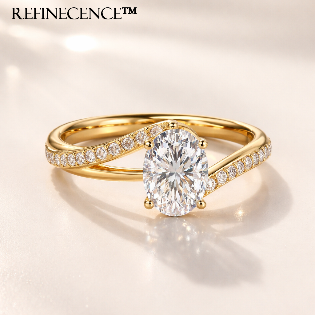 Refinecence™ Aurelia Crossline Ring
